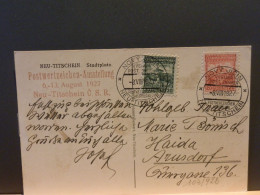 103/922   CP CESKOSL. 1927 - Entiers Postaux