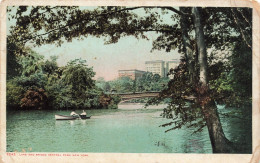 CPA Lake And Bridge, Central Park-New York City-En L'état     L2523 - Central Park