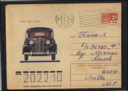 RUSSIA USSR Stationery USED ESTONIA AMBL 1372 Old Cars Transportation ZIS-101 (1936) - Non Classés