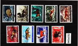 IMOef/52  JUGOSLAWIEN 1960 Michl 917/25  Gestempelt SIEHE ABBILDUNG - Used Stamps