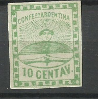 Argentine Confédération  N° 2  Neuf  ( *  )   B/TB     Voir Scans  Soldé ! ! ! - Unused Stamps