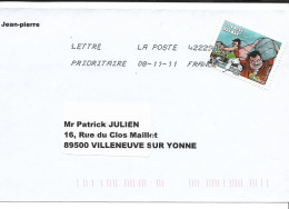 France 2011 - AA 574 - Oblitéré S/ Enveloppe Entière  11/2011 / Fetes & Traditions : La FORCE BASQUE/ OUI / - Cartas & Documentos
