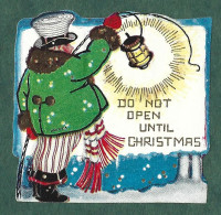 Cachet De Fermeture  Ancien   - Emissions Privees - Canada  Ou U.S.A - Vers 1930 -  Do Not Open Until Christmas - Cachets Généralité