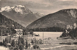 Lac Champex Et Grand Combin 1918 Orsières - Orsières