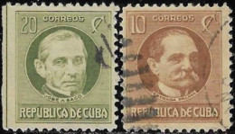 Cuba 1917 Used Stamps Politicians Palma Saco 10 20 C [WLT1841] - Used Stamps