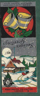 Cachet De Fermeture  Ancien   - Emissions Privees - Canada  Ou U.S.A - Vers 1930 - Seasons Greetings - Cachets Généralité