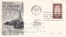 FDC 1959  TITUSVILLE - 1951-1960