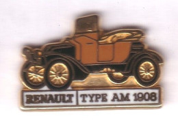 V316 Pin's RENAULT Tacot TYPE AM 1908 SUPER Qualité Arthus Signé CEP PARIS Achat Immédiat Immédiat - Renault