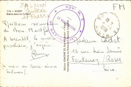 N°481 V -cachet 131è R.I. -1er Bataillon -Alger- - Guerre D'Algérie