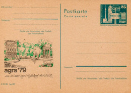 ALLEMAGNE RDA DDR ENTIER CARTE AGRA 79 - Cartes Postales Privées - Neuves