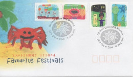 Christmas Island 1999, Favourite Festivals, FDC - Christmas Island