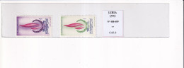 LIBIA 1973 N°488-489 MNH - Libia
