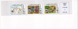 LIBIA 1977 N°617-619 MNH - Libia