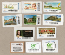 006] BRD - Privatpost - Arriva - Lot 8 Marken Und 3 Label Gebraucht - Private & Local Mails