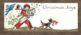 Cachet De Fermeture  Ancien   - Emissions Privees - Canada  Ou U.S.A -  1934 - 1937  - Christmas Joys - Cachets Généralité