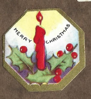 Cachet De Fermeture  Ancien   - Emissions Privees - Canada  Ou U.S.A -  1934 - 1937  -  Merry Christmas - Cachets Généralité