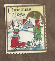 Cachet De Fermeture  Ancien   - Emissions Privees - Canada  Ou U.S.A -  1934 - 1937  -  Christmas Joys - Cachets Généralité