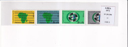 LIBIA 1971 N°391-394  MNH - Libia