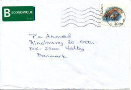 Iceland Cover Sent To Denmark 6-3-1994 Single Franked - Cartas & Documentos