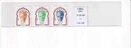 LIBIA 1971 N°381-383 MNH - Libia