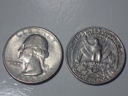 1985 - Etats Unis - USA - QUARTER DOLLAR, Washington, KM 164a - 1932-1998: Washington