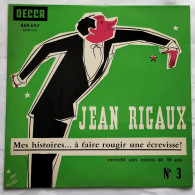 Jean Rigaux Mes Histoires à Faire Rougir Une écrevisse - Humour, Cabaret
