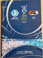 Programme Dnipro Dnipropetrovsk - AZ Alkmaar- 20.10.2005 - UEFA Cup - Football Soccer Fussball Calcio Programm - Livres
