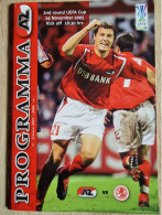 Programme AZ Alkmaar - Middlesbrough FC - 24.11.2005 - UEFA Cup- Football Soccer Fussball Calcio Programm - Libri