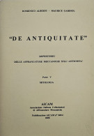 V.5 DE ANTIQUITATE MITOLOGIA MITO Am METER Ema AFFRANCATURA MECCANICA 110 Pages On 55 B/w Photocopies - Motive