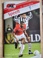 Programme AZ Alkmaar - Slovan Liberec - 29.11.2006 - UEFA Cup - Football Soccer Fussball Calcio Programm - Libri