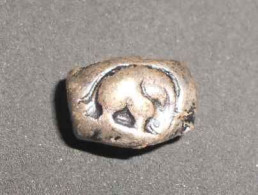 Pod Duang 1/4 Baht Silver Bullet Boule Argent Elephant Thailande Poids: 3,61 Gr - Thaïlande