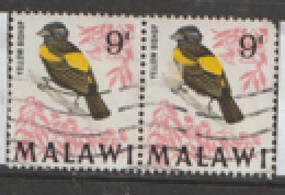 Malawi 1968  SG 310 9d Yellow Bishops  Fine Used  Pair - Malawi (1964-...)