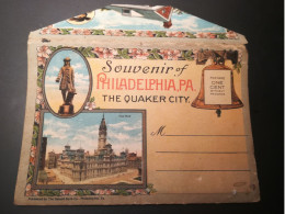 CPA - (Etats Unis) Souvenir Of Philadelphia PA - The Quaker City - Carnet De 18 Vues - Philadelphia