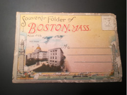 CPA - (Etats Unis) Souvenir Folder Of Boston. Mass. - Carnet De 18 Vues - Boston