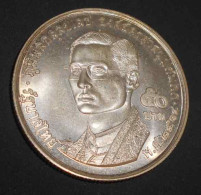 50 Baht Silver Argent Thailande Rama IX   Poids: 24,62 Gr The World Fellowship Of Buddhists - Thaïlande