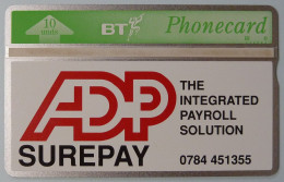 UK - Great Britain - BT & Landis & Gyr - BTP124 -  ADP Surepay - 228B - 5175ex - Mint - BT Emissions Privées