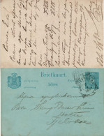 NETHERLANDS INDIES 1893  POSTCARD SENT TO TJILOKOE - Niederländisch-Indien