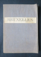 Bruxelles Et Environs - Carte Routière Entoilée. Ca. 1900 - Cartes Routières