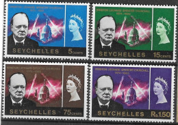 New Hewbrides 1966 Mh * Churchill Set - Seychelles (...-1976)