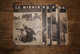 Lot 7 Journaux LE MIROIR 1939 - Francés