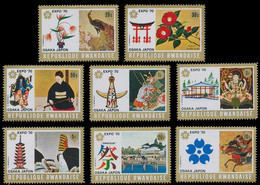 362/369** -  Expo D'Osaka / Osaka-tentoonstelling / Osaka Ausstellung / Osaka Exhibition - 1970 - RWANDA - Unused Stamps