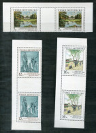 TSCHECHISCHE REPUBLIK 161-163 ZWS Mnh - Gemälde, Paintings, Peintures - CZECH REPUBLIC / RÉPUBLIQUE TCHÈQUE - Unused Stamps