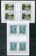 TSCHECHISCHE REPUBLIK 161-162 KB (2) Mnh - Gemälde, Paintings, Peintures - CZECH REPUBLIC / RÉPUBLIQUE TCHÈQUE - Blokken & Velletjes