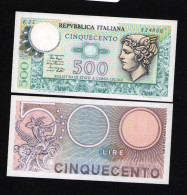 Italy Républic  Biglietto Di Stato  500 Lire - 500 Liras
