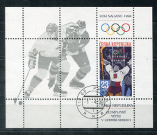 TSCHECHISCHE REPUBLIK Block 8, Bl.8 FD Canc. - Eishockey - CZECH REPUBLIC / RÉPUBLIQUE TCHÈQUE - Blocks & Sheetlets