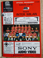 Programme AZ '67 Alkmaar - Inter Milan - 20.10.1982 - European Cup 2 - Football Soccer Fussball Calcio Programm UEFA - Livres