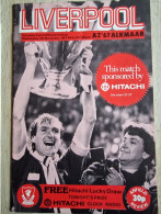 Programme Liverpool - AZ '67 Alkmaar - 4.11.1981 - European Cup 2 - Football Soccer Fussball Calcio Programm UEFA - Boeken