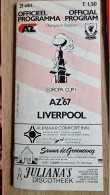 Programme AZ '67 Alkmaar - Liverpool - 21.10.1981 - European Cup 1 - Football Soccer Fussball Calcio Programm UEFA - Livres