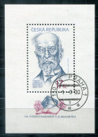 TSCHECHISCHE REPUBLIK Block 11, Bl.11 FD Canc. - Tomas Masaryk - CZECH REPUBLIC / RÉPUBLIQUE TCHÈQUE - Blocks & Kleinbögen