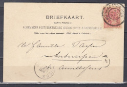 Briefkaart Van Amsterdam-Antwerpen X Naar Antwerpen - Lettres & Documents